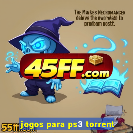 jogos para ps3 torrent